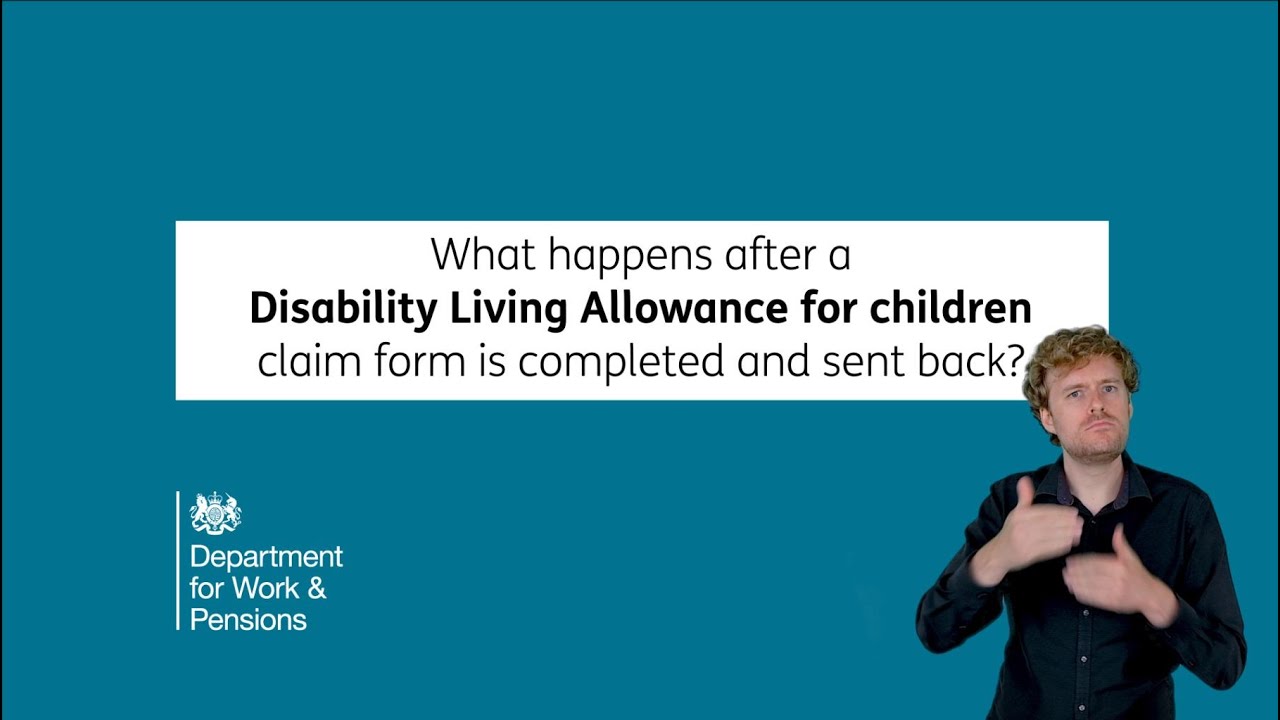 What happens after a claim for Disability Living Allowance for children has been made.