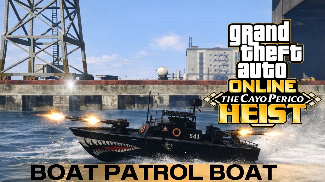 GTA 5 Online BOAT PATROL BOAT Mission Gameplay | Full Action Guide | GTA V Online Missions