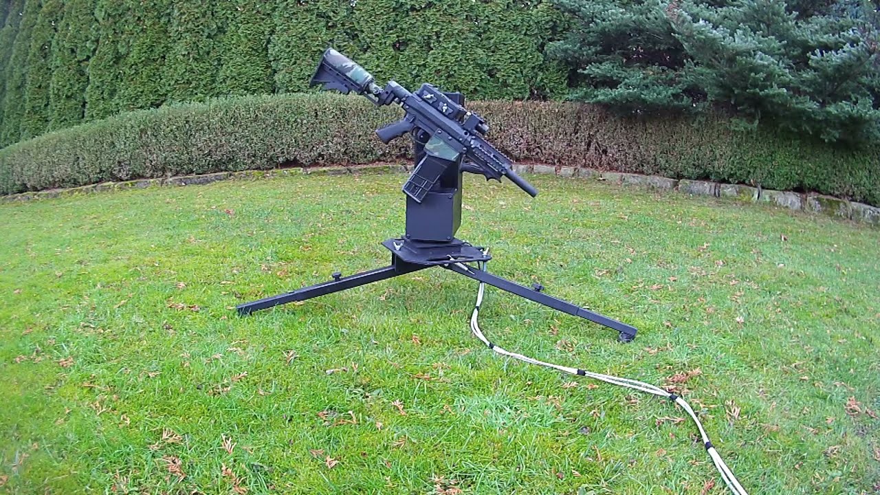 lightweight remote control weapon turret