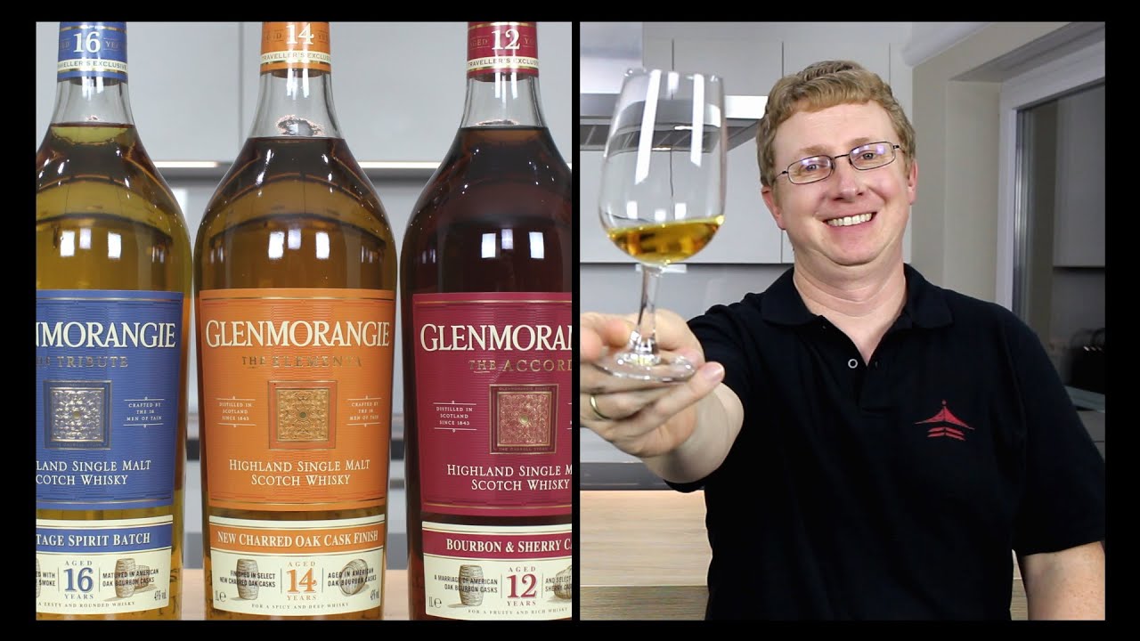 Glenmorangie - 12 14 & 16 Jahre - 43 % Vol. Accord, Elementa, Tribute