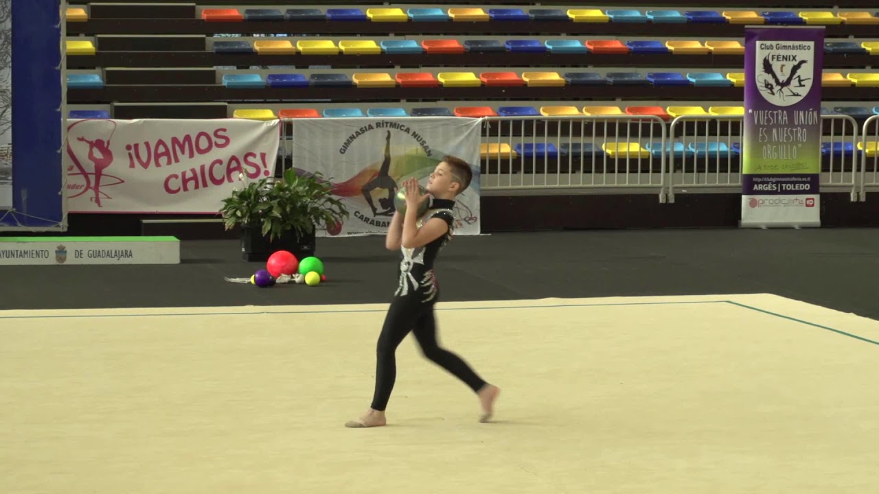 ORO Individual Infantil Masculino Copa Base Gimnasia Rítmica, Pablo Sanz, Gtco  Fenix, VII Trofeo M
