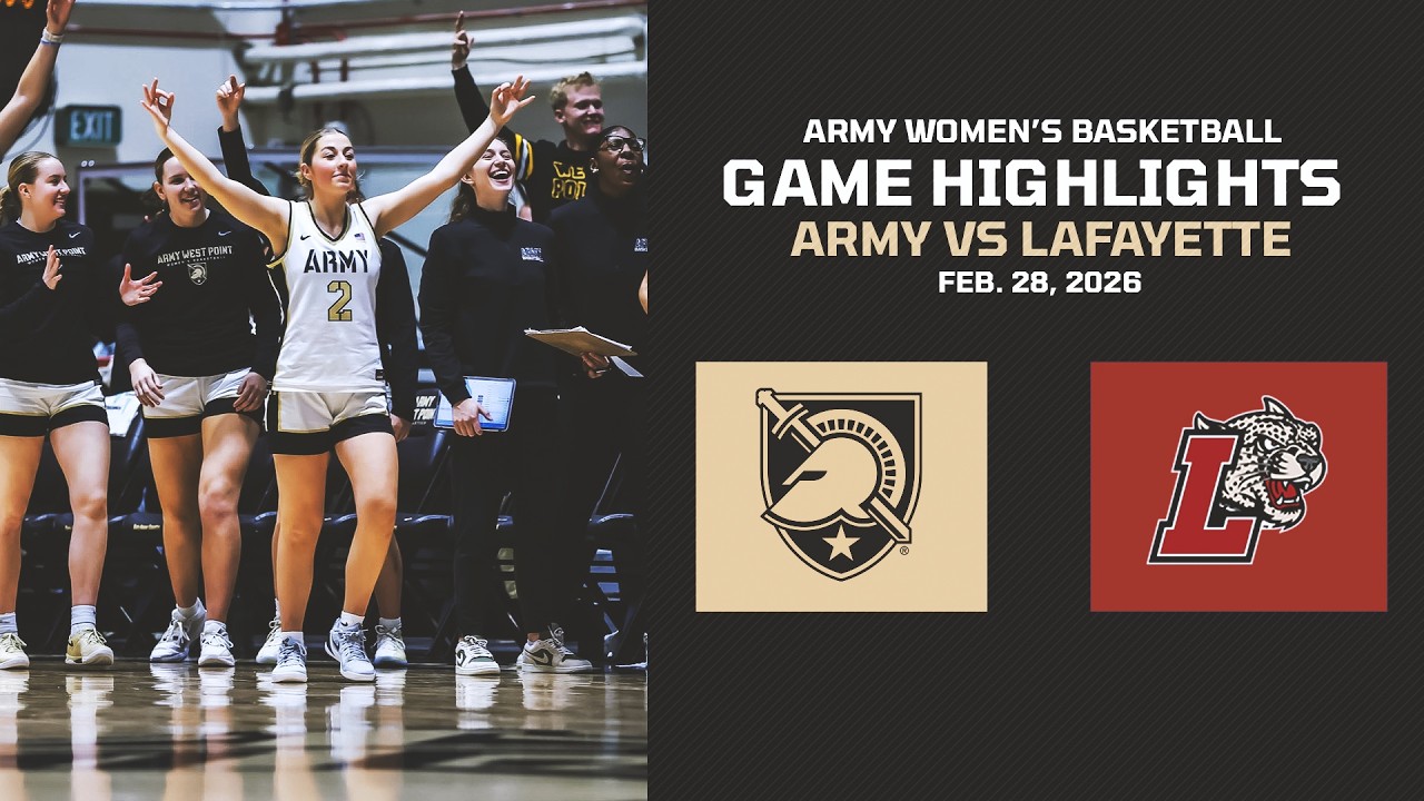 Army vs. Lafayette Women's Basketball Game Highlights