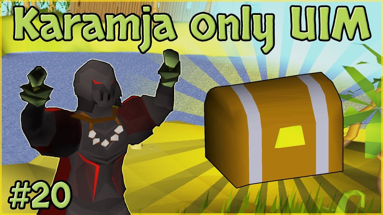 I got 1 Clue Casket in 27,348 Harpie Bug Swarms - Karamja Only UIM (#20)