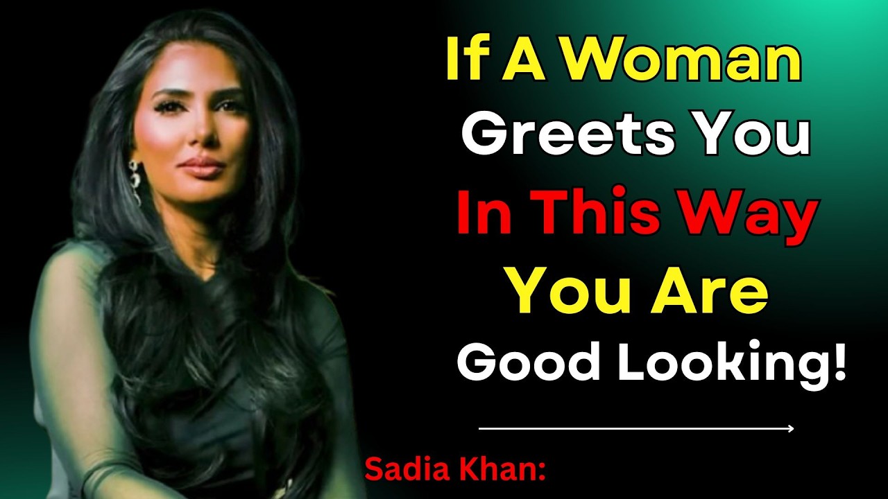 Если женщина приветствует вас ТАК, она думает, что вы очень привлекательный мужчина постарше. Сек...