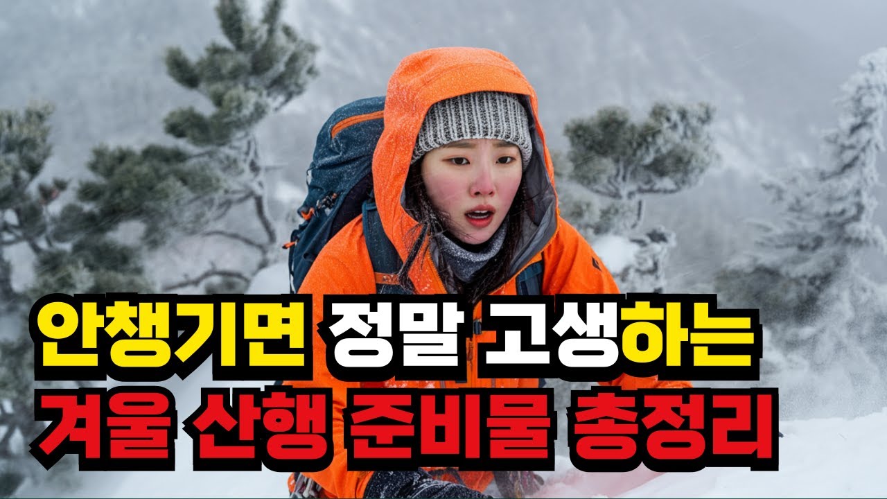 등산 고수도 자주 놓치는 겨울눈꽃산행 준비물 완벽가이드
