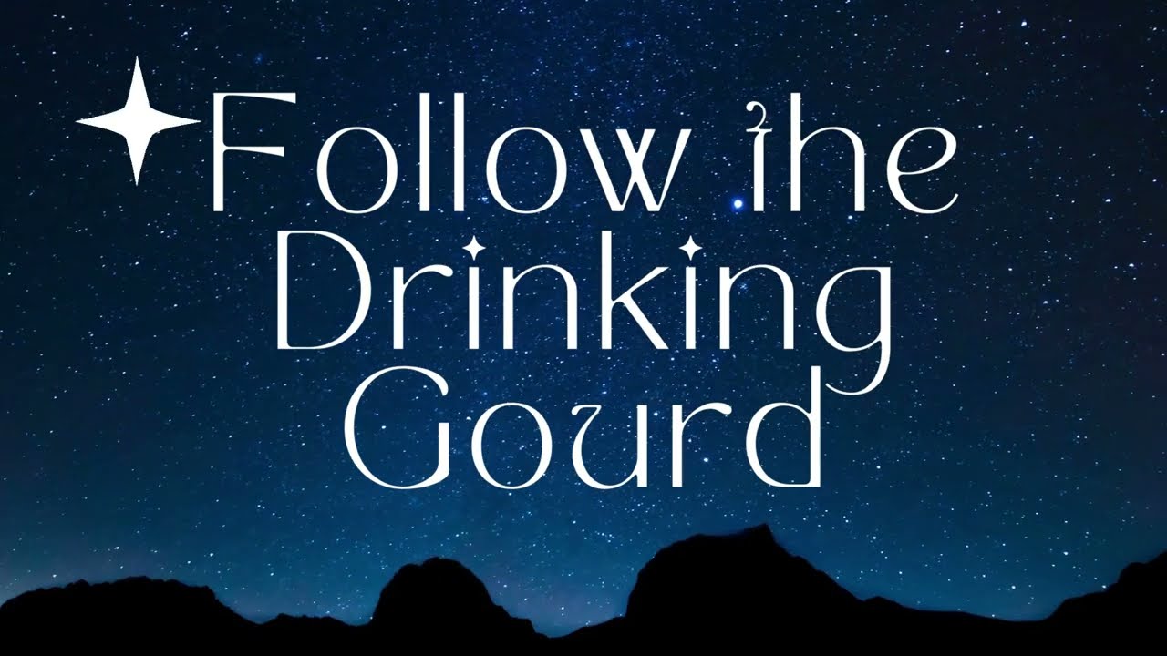 Follow the Drinking Gourd - Lyric Video - Accompaniment Only