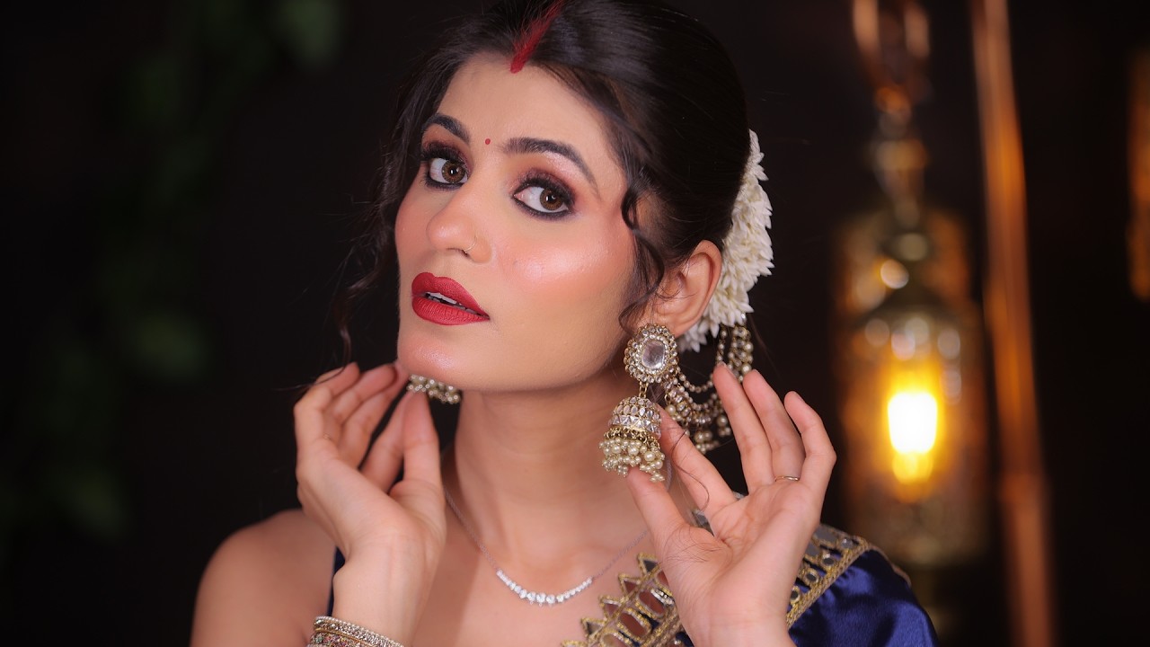 Wedding Makeup That Looks Expensive But Isn’t! (Swiss Beauty Edition) | Full Face Under ₹3500!