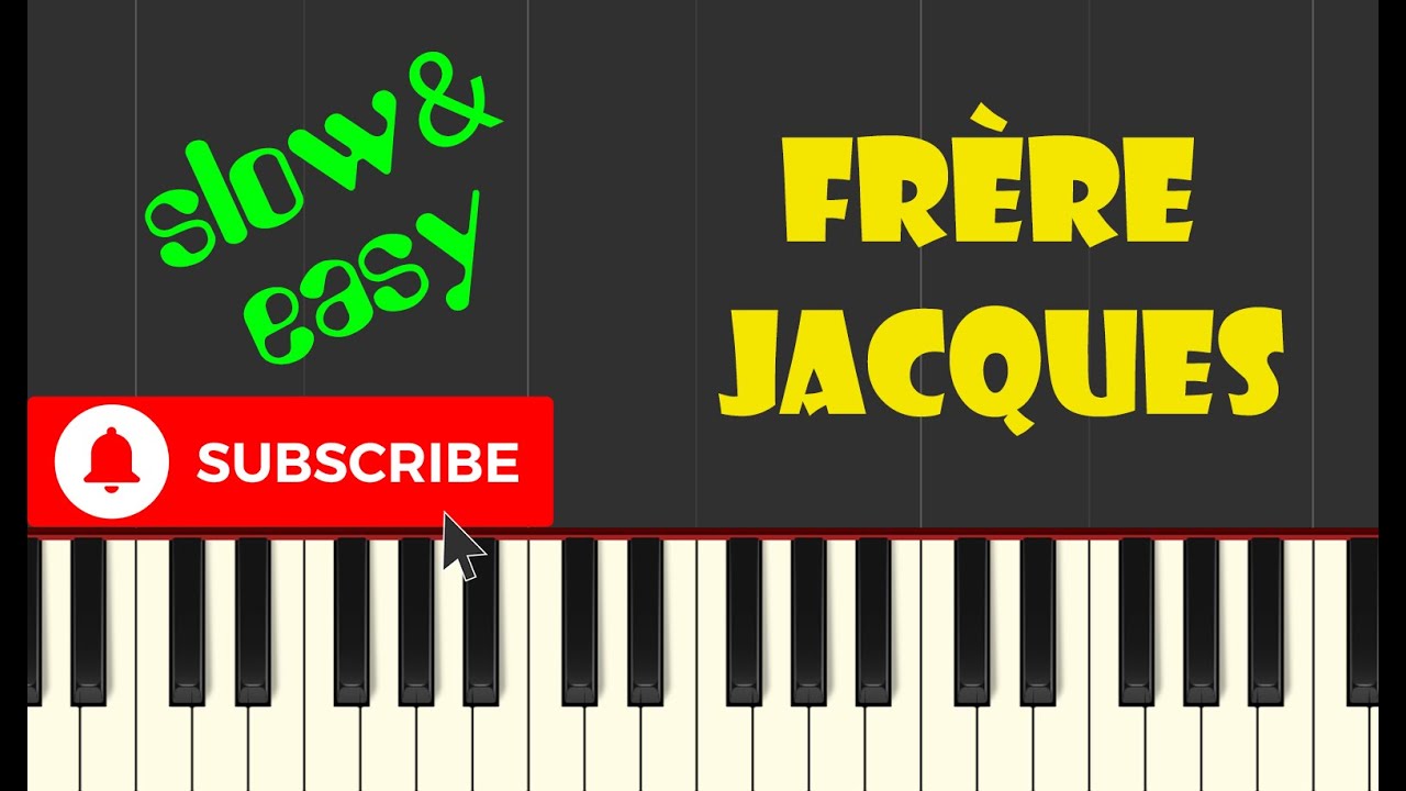 🎹 Fr&egrave;re Jacques (tutorial pian - nivel &icirc;ncepător)
