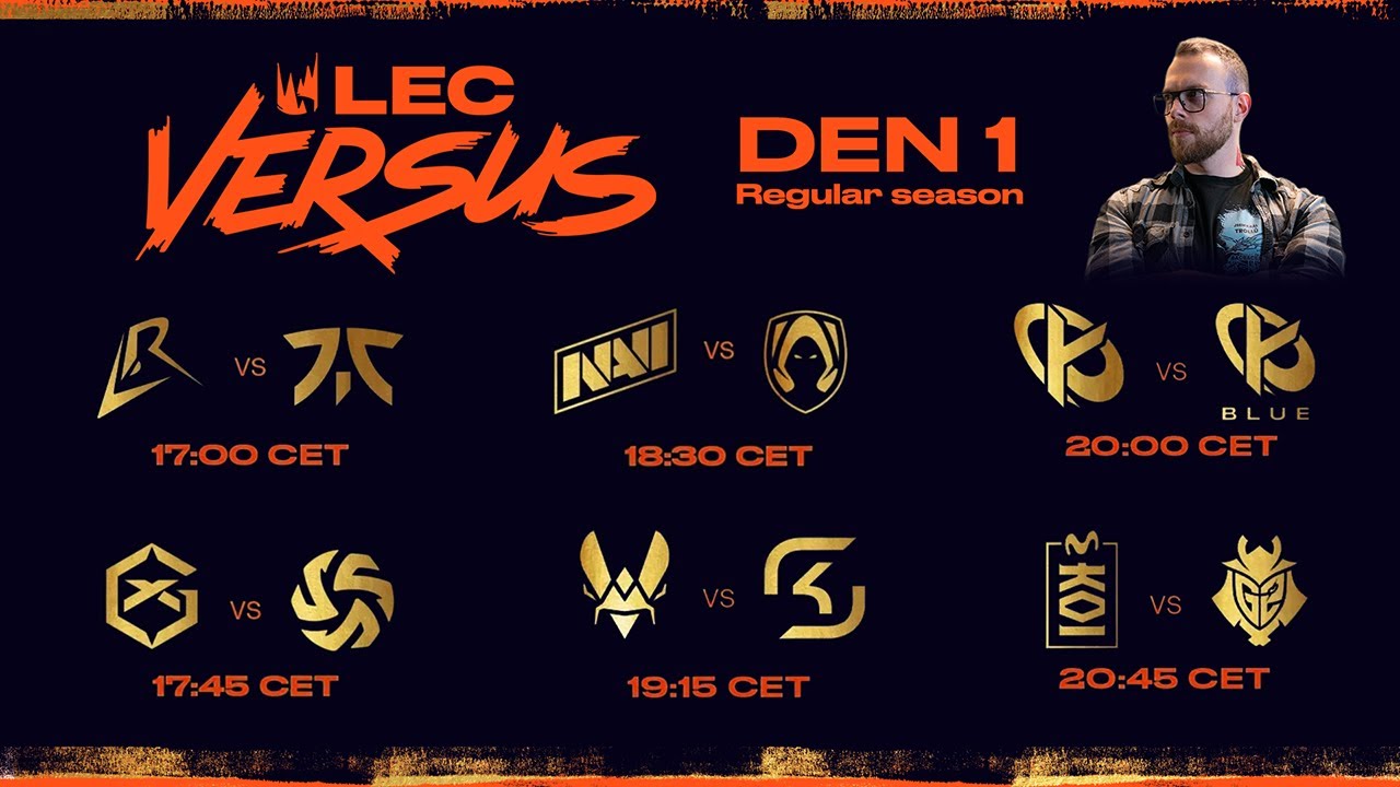 LEC | LR vs FNC | GX vs SHFT | TH vs NAVI | SK vs VIT | KC vs KCB | G2 vs MKOI | LEC Versus W1D1