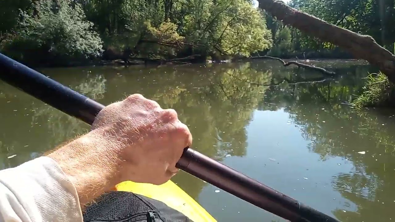 Kayaking near Millionaire Lake, Oregon