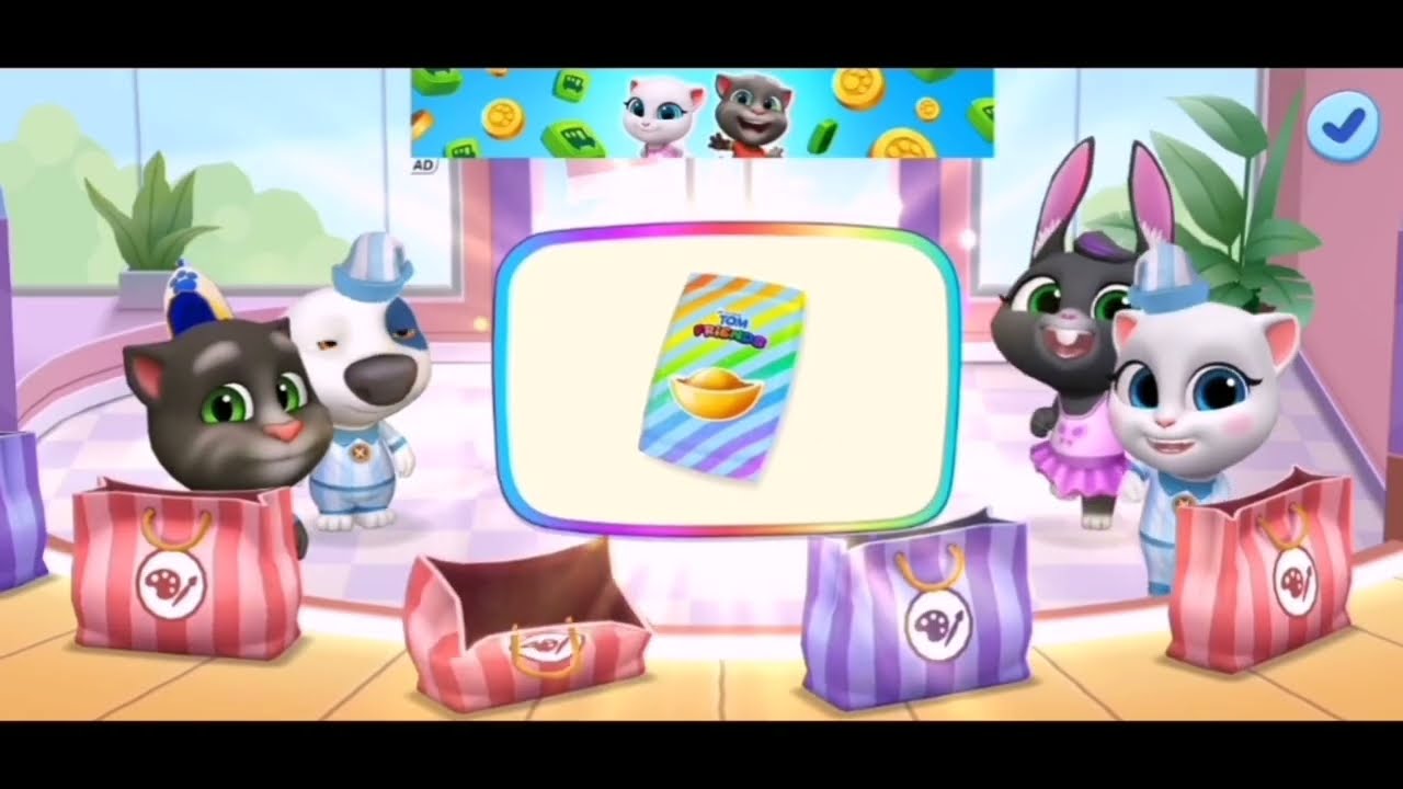 Alma&Luna Plays: Talking Tom and Friends Gameplay 🐱🎮