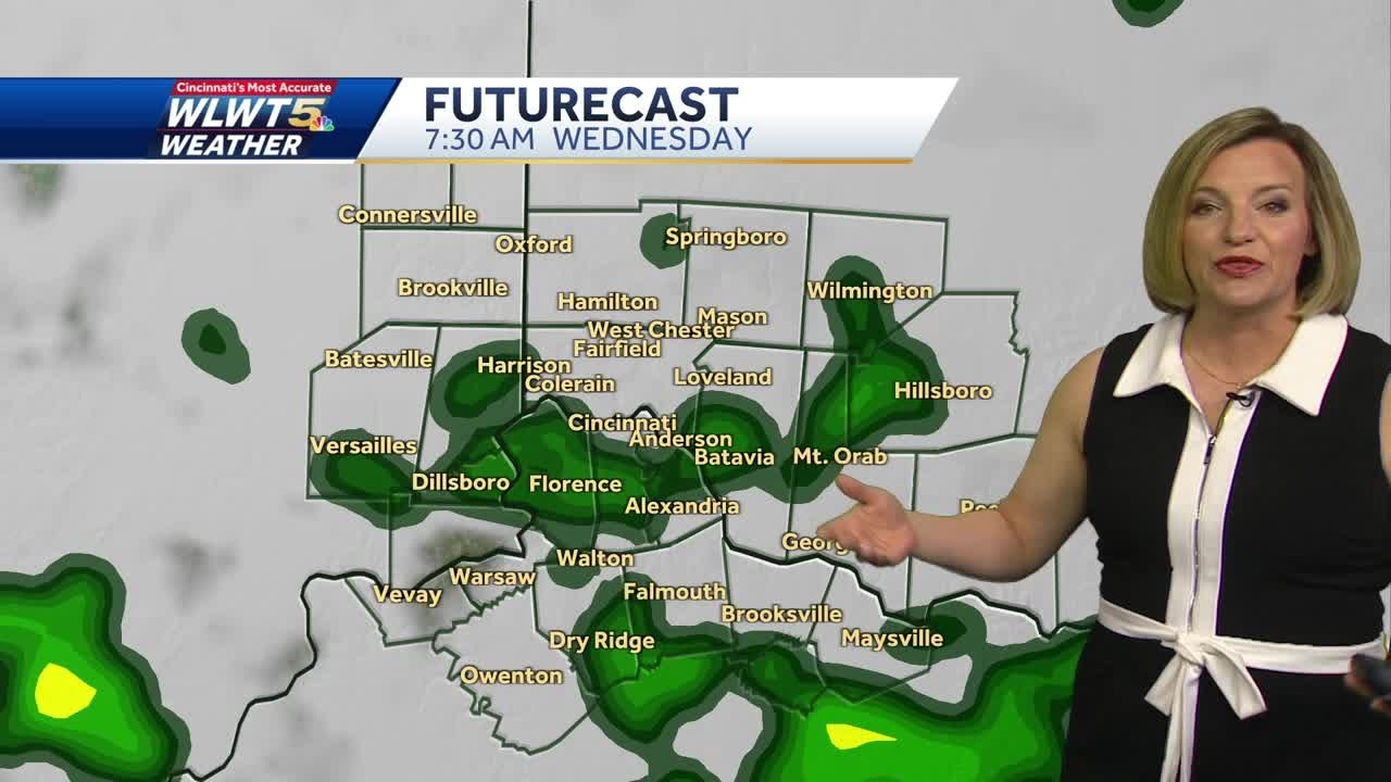 Staying Damp: Cincinnati Gets More Showers Today
