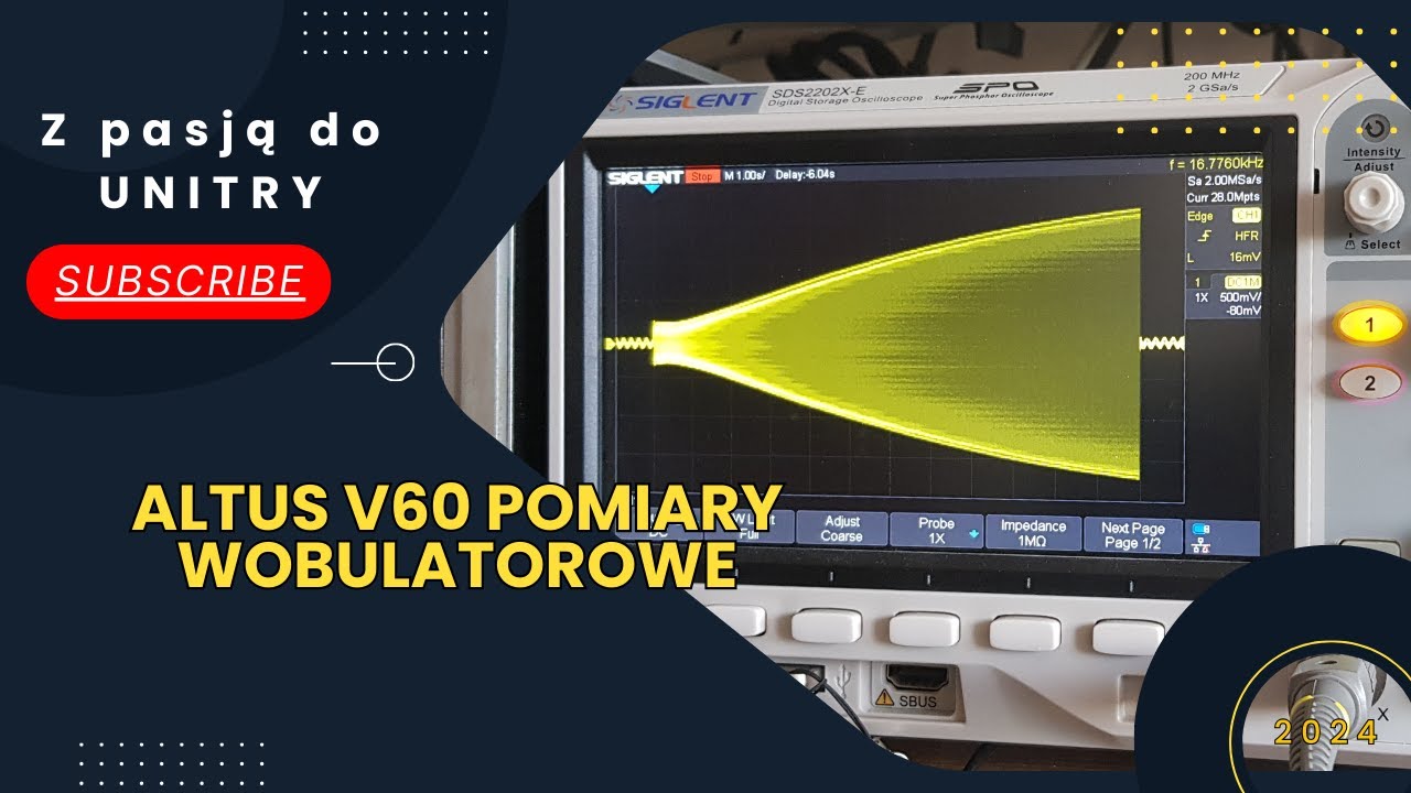 128. HGS ALTUS V-60 pomiary wobulatorowe.