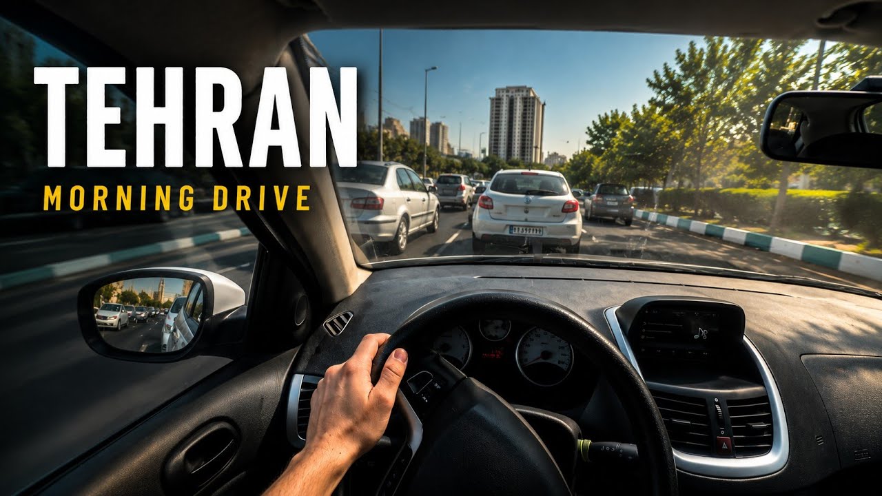 4K POV Drive Through Tehran 🇮🇷 | Morning Traffic & City Life