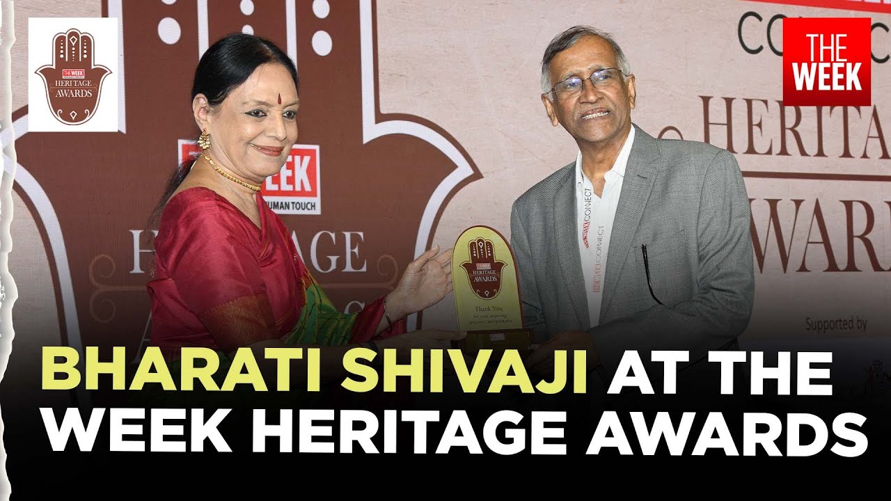 Veteran classical dancer Bharati Shivaji speaks at THE WEEK Heritage Awards 2025