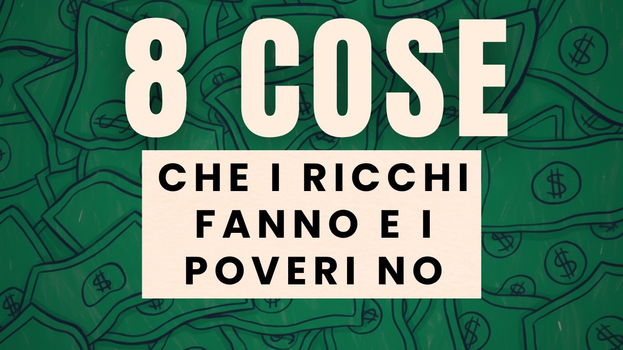 8 cose che i RICCHI fanno e i poveri NO! - Naval Ravikant