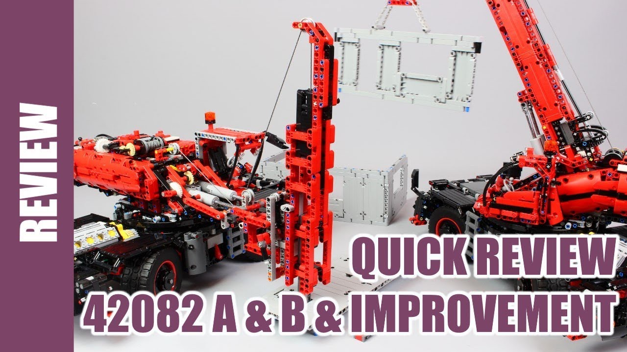 Lego Technic - 42082 A and B Quick Review and Improvement