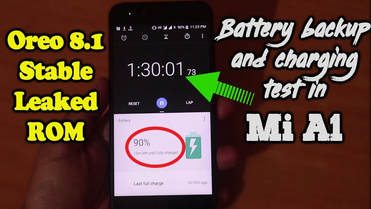 Mi A1 - Stable Leaked Oreo 8.1 | Battery backup and charging time | Hindi