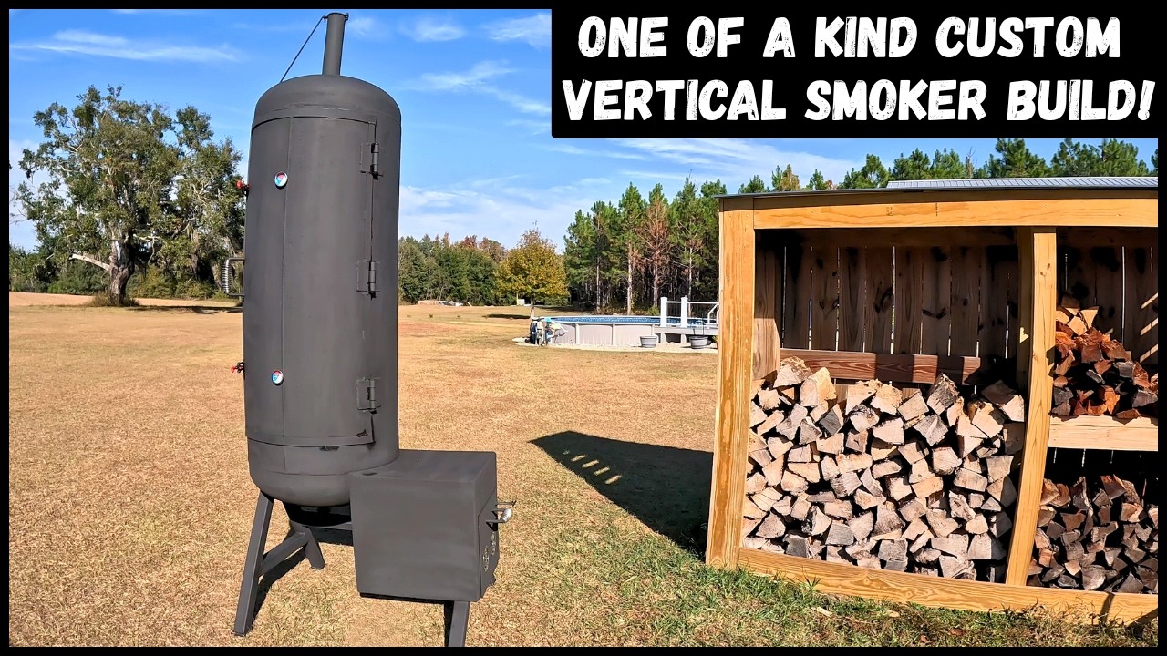Vertical Smoker Build, One Of A Kind!