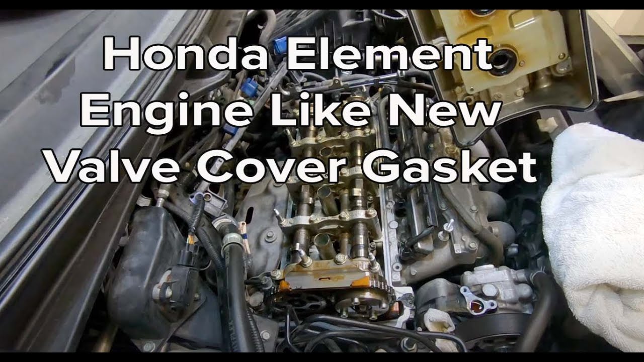 Надоела течь масла? Замените прокладку клапанной крышки на Honda Element. Пошаговое руководство.