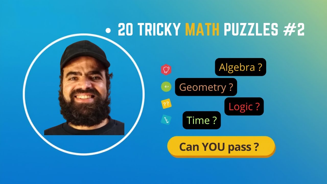 Can You Solve These 20 Basic Math Puzzles #2 !!!