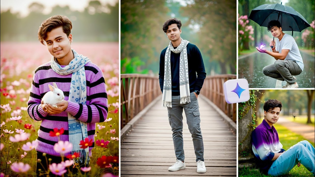 Gemini photoeditprompt for boys |how to make ai phototrendoninstagram|newtrending photoeditingboy