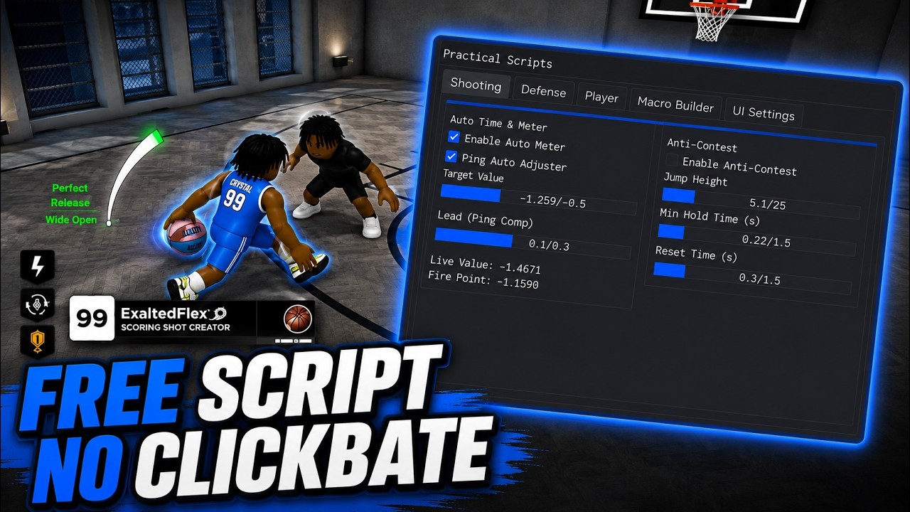 Practical Basketball Script🏀 | FREE NOT CLICKBATE | Auto Green, ANTI CONTEST , WALK SPEED | + MORE✅