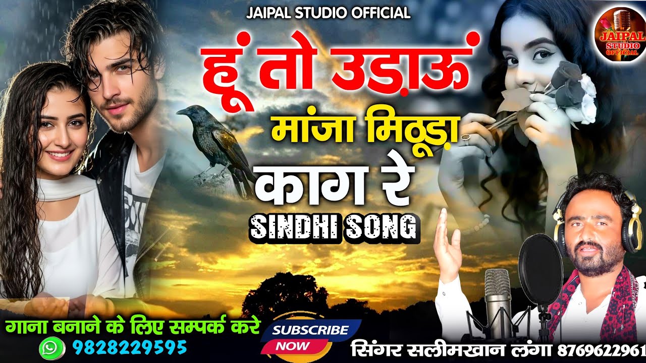 न्यू सिंधी सॉन्ग हूं तो उड़ाऊ मांजा मिठूड़ा काग रे | New Sindhi Song | सिंगर सलीम खान लंगा 