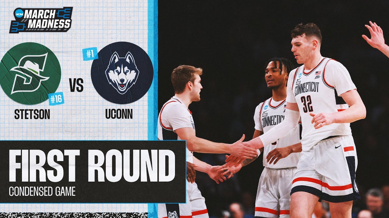 UConn vs. Stetson - First Round NCAA tournament extended highlights