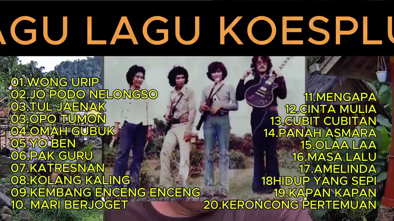 LAGU LAGU KOESPLUS JAWA || LAGU LAWAS KOESPLUS || PAS BUAT SANTAI MINUM KOPI