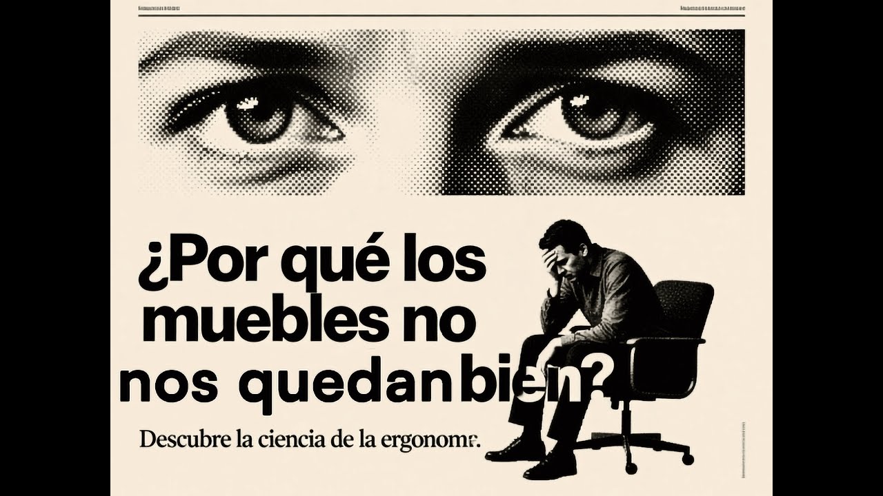 ¿Por qué los muebles no nos quedan bien? Descubre la ciencia de la ergonomía