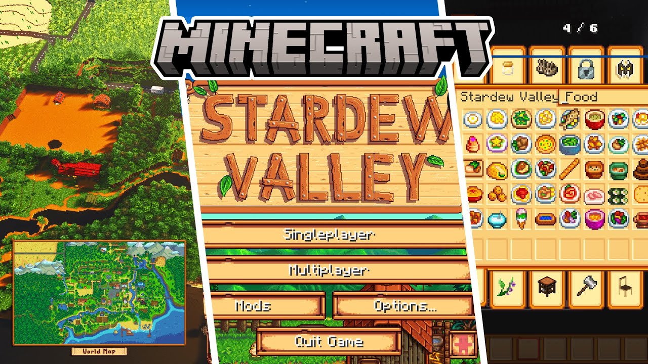 I turned Minecraft into Stardew Valley
