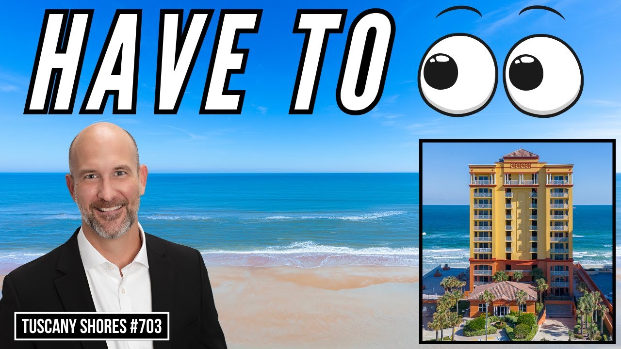Florida Condo For Sale | Oceanfront Daytona Beach Shores Condominiums | Tuscany Shores #703