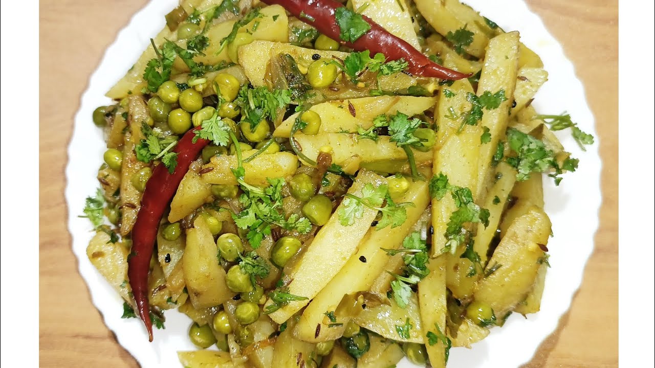  ऐसे बनाये एकदम लाजवाब आलू मटर की सूखी सब्ज़ी। Aloo Mater Recipe।आलू मटर की सूखी सब्ज़ी। Easy Recipe