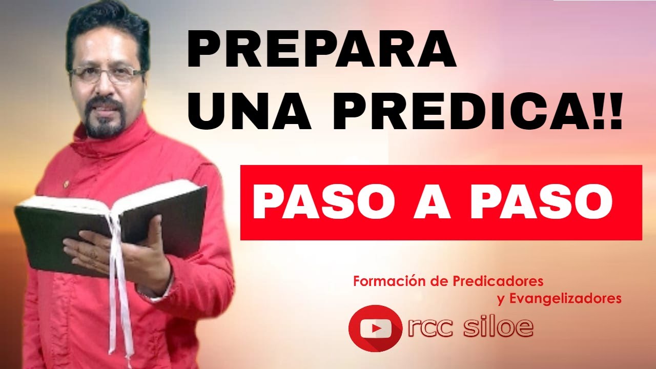6.- Como Profundizar tu Predicación - ¡Prepara una PREDICA! Paso a paso