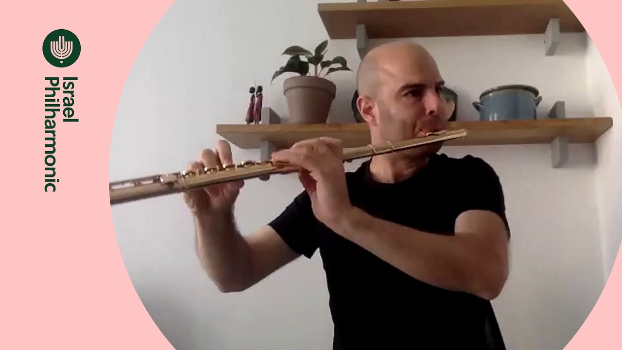 Principal Flutist Guy Eshed - Online Master Class from the living room