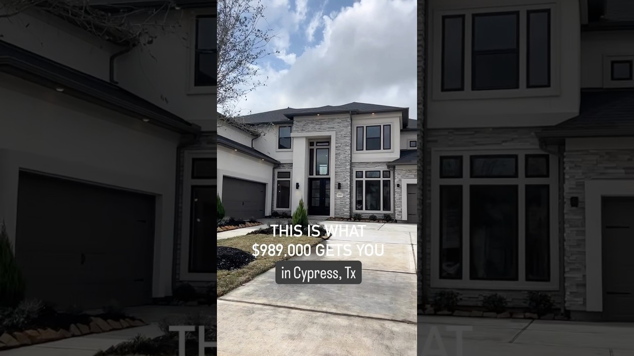 What $989,000 Gets You in Cypress, TX | Newmark Homes New Construction Tour | Dunham Pointe