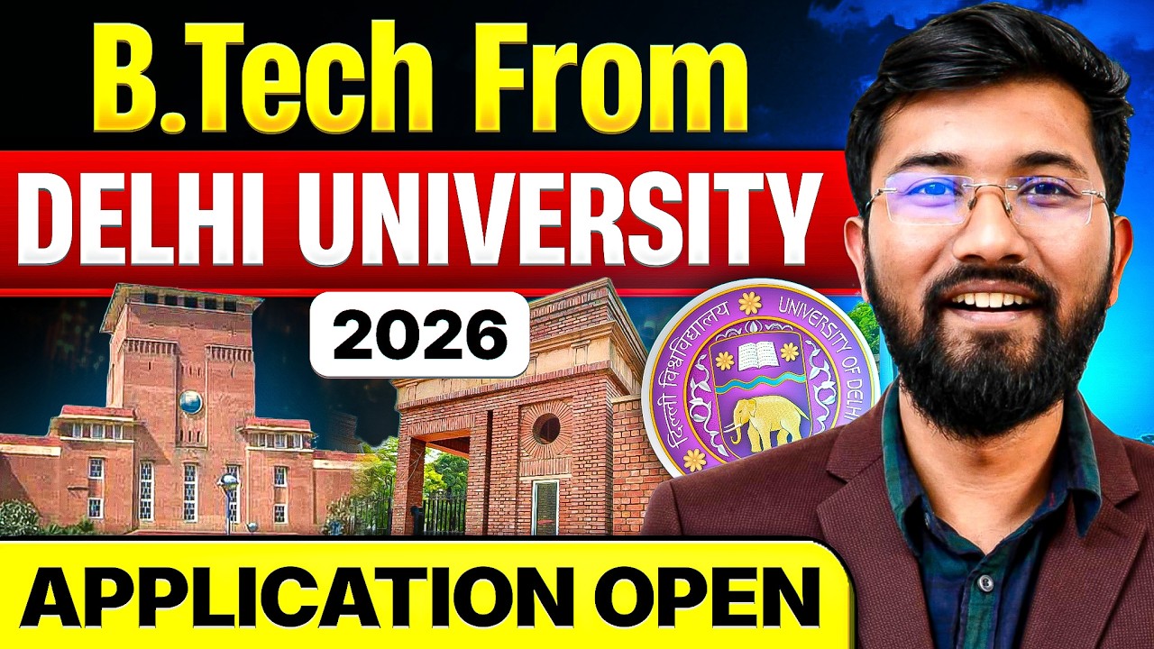 Delhi University B.Tech Admission 2026 🔥 Complete Counselling Process, Cutoff, Eligibility