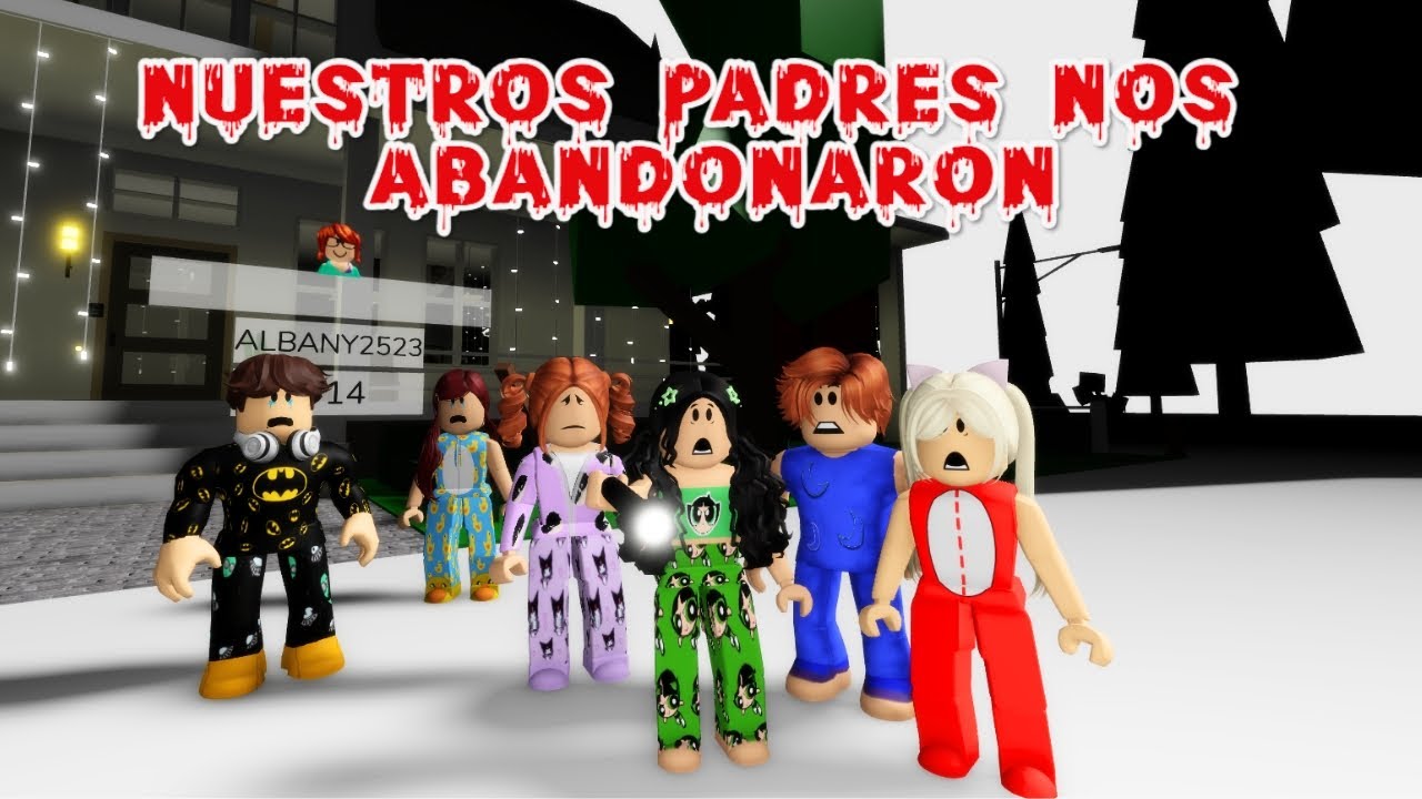 NUESTROS PADRES NOS ABANDONARON 😧😟 ROBLOX HISTORIAS BROOKHAVEN