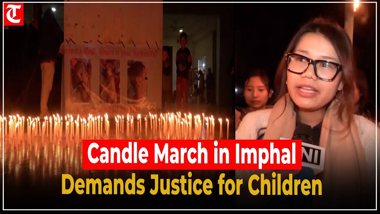 Imphal Candle March Demands Justice for Alleged Children Deaths at Relief Camp