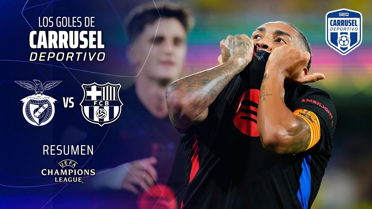 ¡LOCURA DE PARTIDO que resolvió RAPHINHA en el 90+6'! - Resumen del Benfica 4-5 FC Barcelona