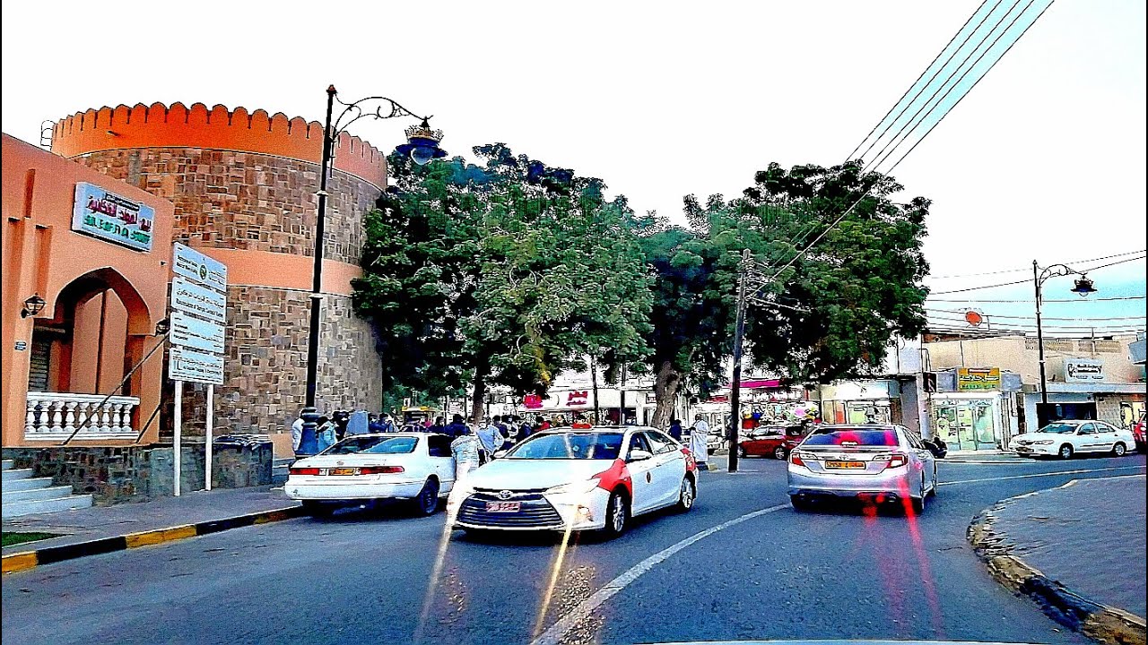 Quriyat Oman, Driving in Quriyat Town, Muscat 4k video.
