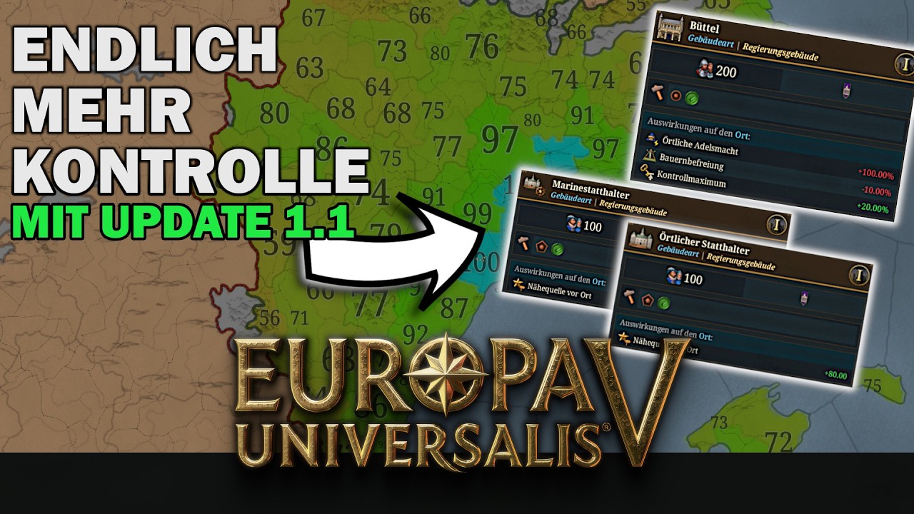Diese 3 neuen Gebäude verbessern deine Kontrolle | Europa Universalis 5 | Tutorial Deutsch