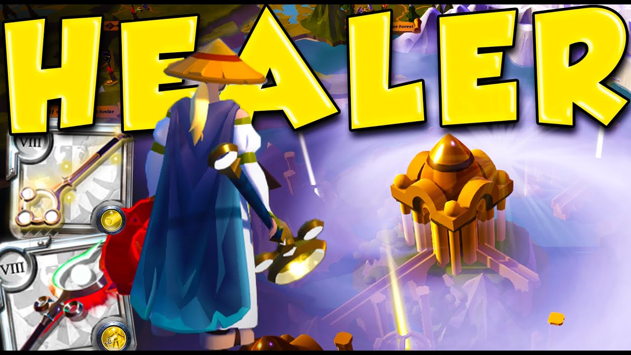 HEALER MAIN - Hallowfall & Redemption in Avalonian Roads 7 Man Fights  | Albion Online