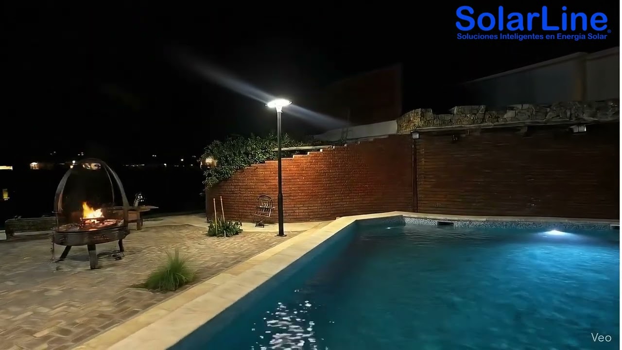 FAROLA SOLAR 1200WATTS TIPO WARRIOR #solarline  #SOLAR #ENERGÍASOLAR #ENERGY #jardín