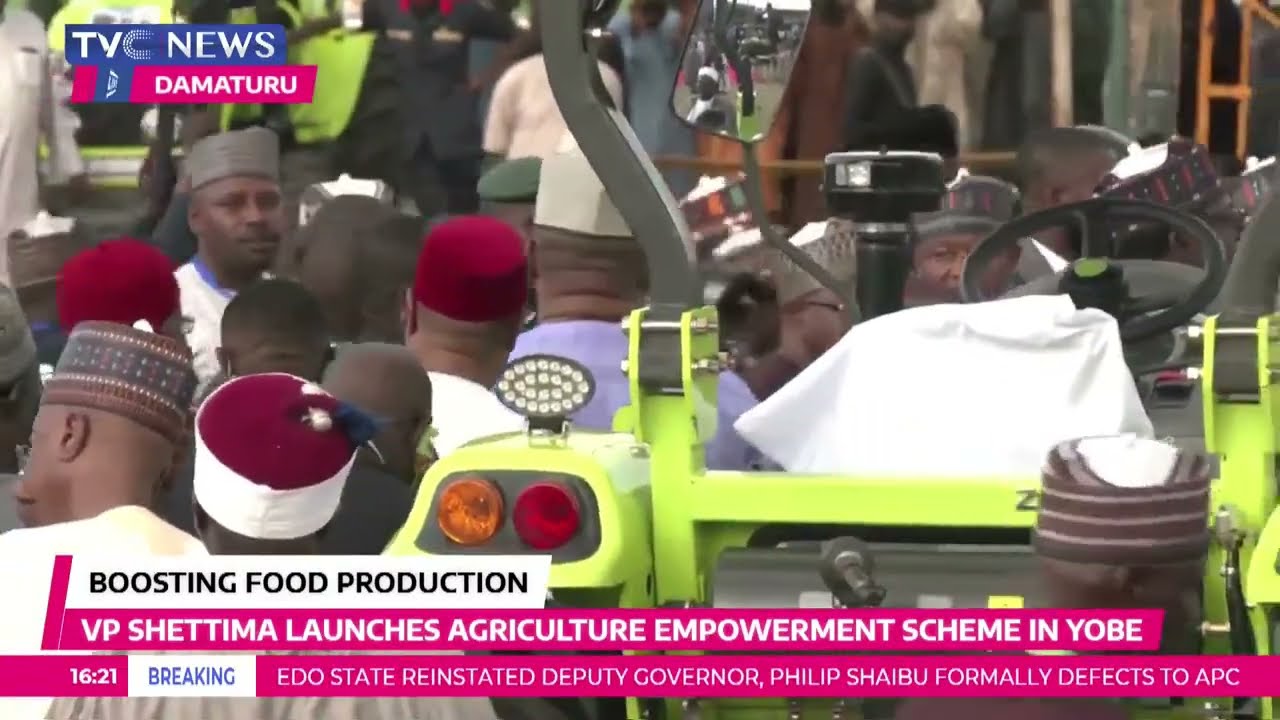 Watch: VP Shettima's Speech At Launch Of Agric Empowerment Scheme In Yobe