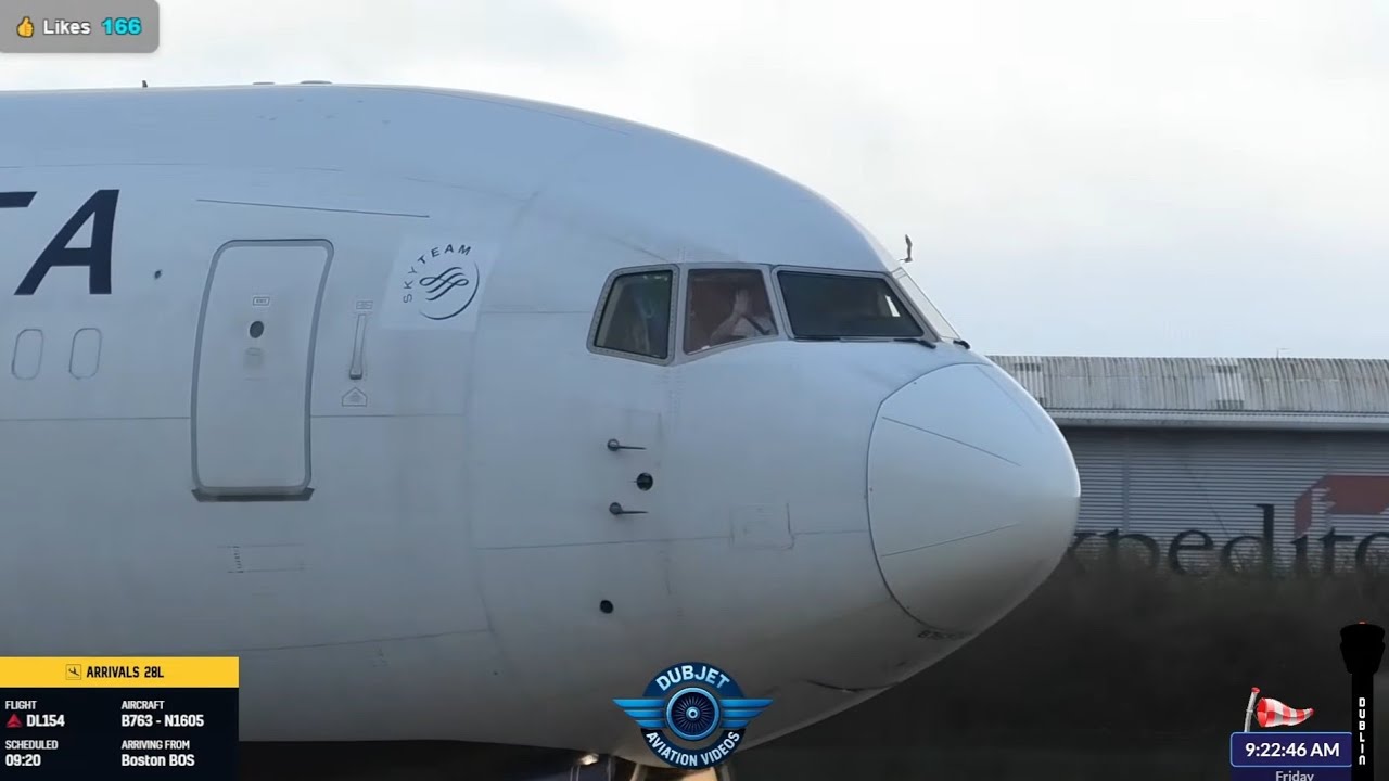 🔴Windy Friday Morning Heavy Arrivals- Dublin Airport LIVE Plane Spotting - EIDW/DUB - 13/03/2026