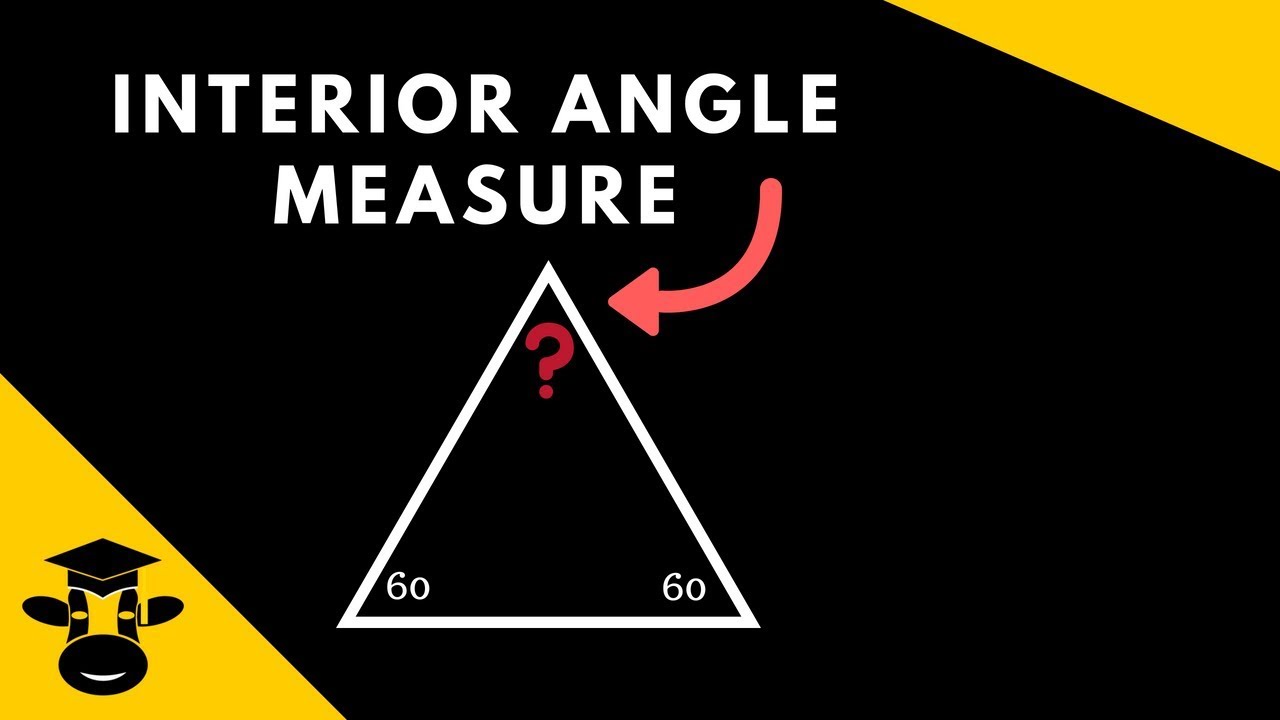 Interior angle measure of a triangle