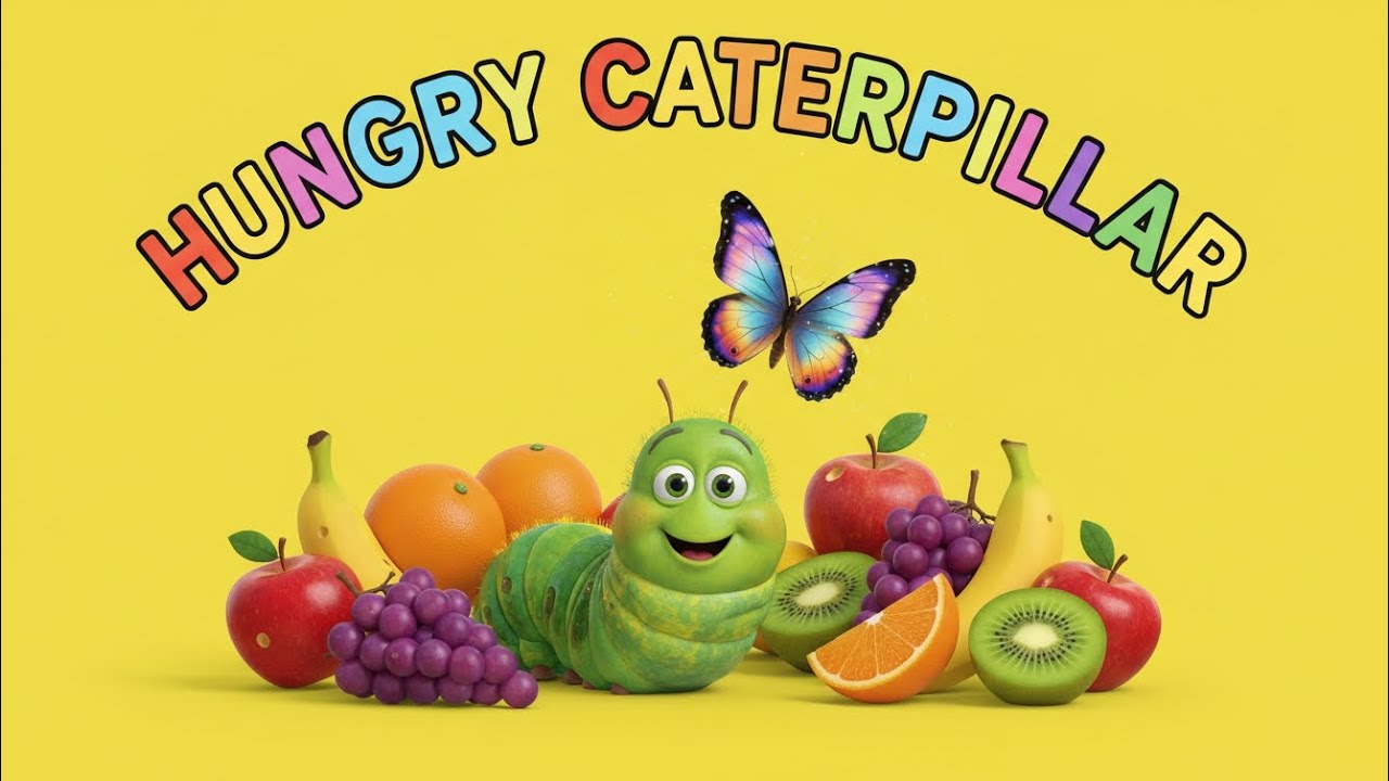 Hungry Caterpillar Adventure 🌈 Butterfly Story for Children