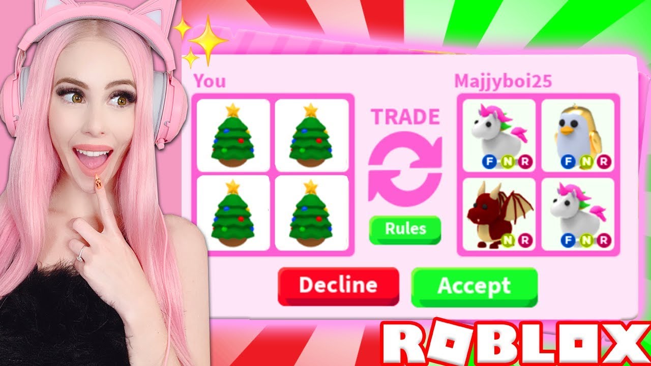 I ONLY Traded Christmas Eggs In Adopt Me And This Happened... Roblox Adopt Me Trading